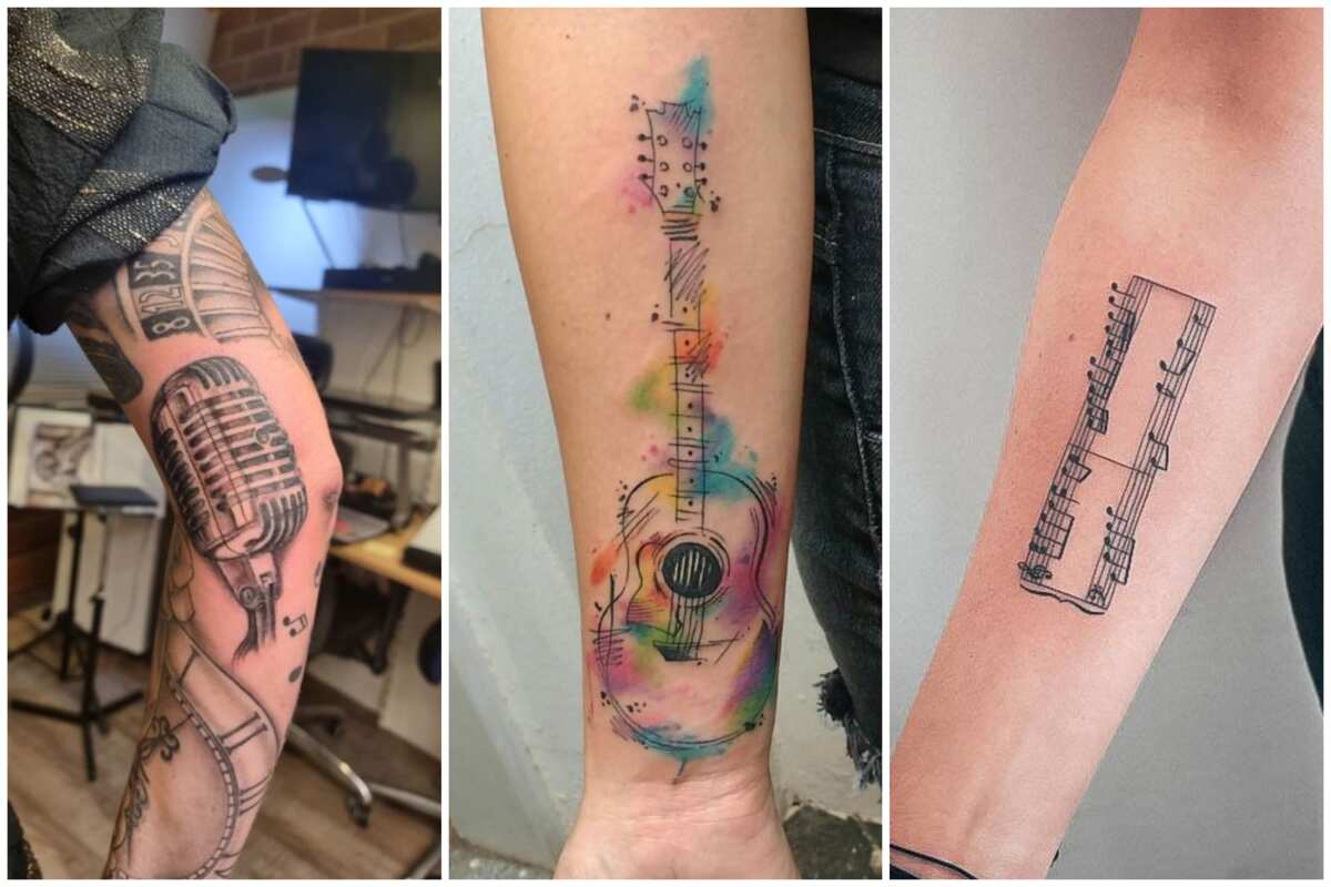 guitar arm sleeve tattoo｜TikTok Search